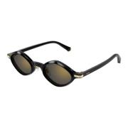 Stijlvolle zonnebril voor trendy look Cartier , Black , Unisex