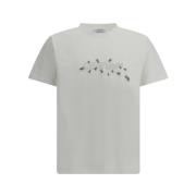 Mierenpijl Katoenen T-shirt Off White , White , Heren