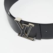 Pre-owned Leather belts Louis Vuitton Vintage , Black , Dames