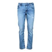 Denim Stretch Skinny Jeans Guess , Blue , Heren