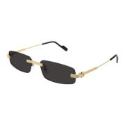 Stijlvolle zonnebril voor chique look Cartier , Yellow , Unisex