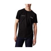 Minimalistisch Katoenen T-shirt Calvin Klein Jeans , Black , Heren