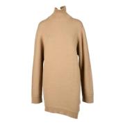 Wol Angora Jurk Laneus , Brown , Dames