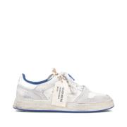 Witte Leren Lage Sneakers Premiata , White , Heren