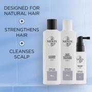 NIOXIN 3-Part System 1 Trial Kit for Natural Hair with Light Thinning ...