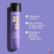 Matrix Total Results So Silver Purple Toning Shampoo, Conditioner and ...