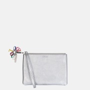 Loulou Essentiels Julie clutch silver