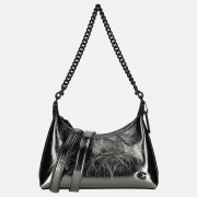 Coach Julliet schoudertas 25' metallic anthracite