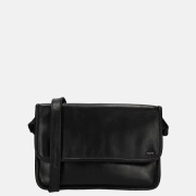 Berba Soft overslag crossbody tas M zwart