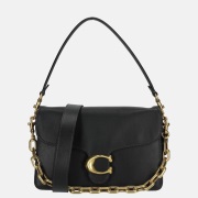 Coach Chain Tabby schoudertas L black