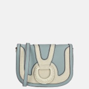 Laurent David crossbody tas light blue