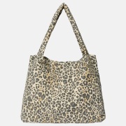 Studio Noos soft cotton Mom bag shopper leopard