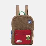 Studio Noos Teddy midi kinderrugzak brown/burgundy