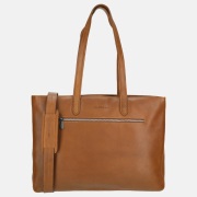 Plevier Livingston shopper 17 inch cognac