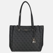 Guess Katya multi comp tote shopper coal logo