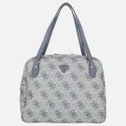 Guess Berta travel tote shopper slate logo