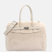 Emily & Noah Heater handtas M ecru