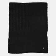Tommy Hilfiger Elevated Chic fluffy sjaal black