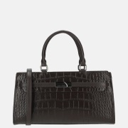 Daniele Donati Croco handtas dark brown