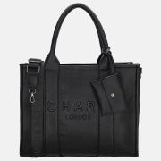 Charm London laptoptas 15 inch zwart