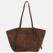 Firenze Suedine shopper L coffee