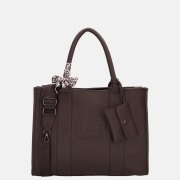Charm London laptoptas 15 inch donkerbruin