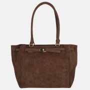 Firenze shopper suedine coffee