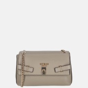 Guess Yesba convertible crossbody tas dark taupe