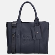Charm London laptoptas 15 inch blauw