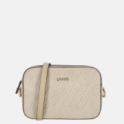 Liu Jo Manhattan camera case crossbody tas M bedrukt neutro