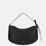 Kate Spade Loop schoudertas pebbled leather black