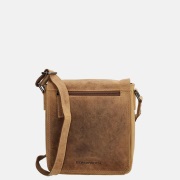 Hide & Stitches Idaho schoudertas bruin