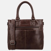Hide & Stitches Porto handtas donkerbruin