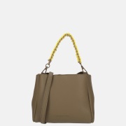 Laurent David Dorine crossbody tas khaki/geel
