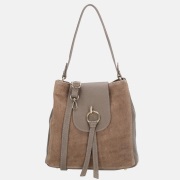 Charm London buideltas suedine taupe
