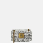 Kurt Geiger Pimlico mini schoudertas parel white/black