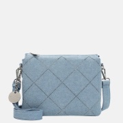 Emily & Noah Juliane crossbody tas denim strass light blue