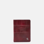 Castelijn en Beerens creditcard pasjeshouder croco rood