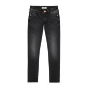 Raizzed skinny jeans zwart Meisjes Stretchdenim Effen - 128