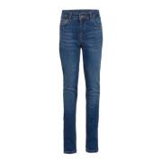 PIECES KIDS skinny jeans LPRUNA medium blue denim Blauw Meisjes Stretc...