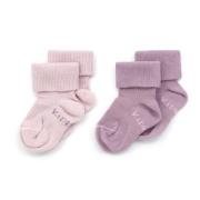 KipKep blijf-sokjes - set van 2 pastel violet/roze Sokken Paars Jongen...