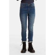 anytime skinny jeans dark blue Blauw Meisjes Denim - 110