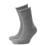Heatkeeper thermo sokken - set van 2 grijs Jongens/Meisjes Polyacryl E...