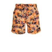 Orange Stars zwemshort Machiel oranje Jongens Polyester All over print...