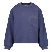 Wildfish sweater met printopdruk blauw Printopdruk - 104