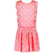 B.Nosy jurk met stippen roze Rood Meisjes Polyester Vierkante hals Sti...