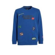 Me & My Monkey sweater Nando blauw Trui Effen - 164