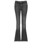 America Today flared jeans Emily Flare Jr washed black Zwart Meisjes S...