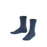FALKE sokken donkerblauw Jongens/Meisjes Stretchkatoen Effen - 19-22