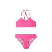 O'Neill crop bikini Essentials roze Meisjes Gerecycled polyester Effen...